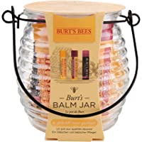 Los mejores  - Set de regalo con bálsamo hidratante en tarro Burts Bees con 1 bálsamo labial con cera de abejas original 100% natural…